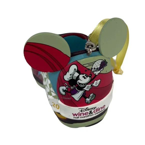 Disney 2017 Wine and Dine Half Marathon Weekend Run Disney Sneaker Ornament